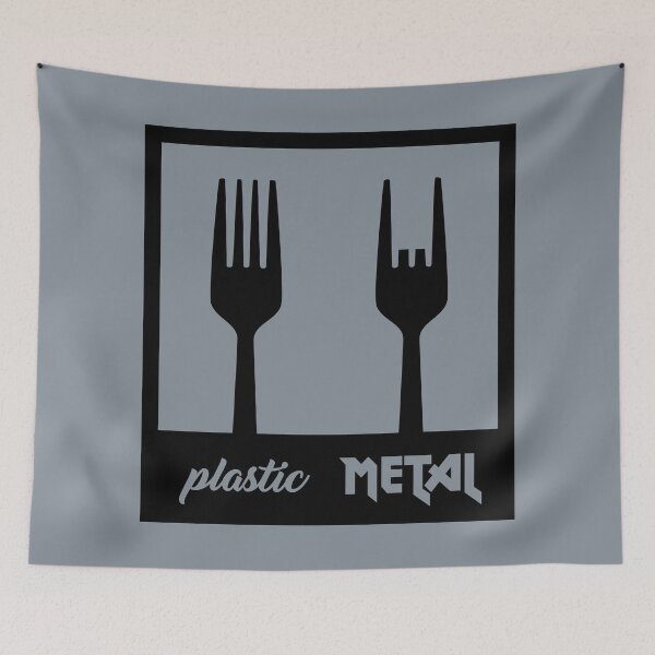 Item preview, Heavy Metal Forks (black) designed and sold by muskitt.