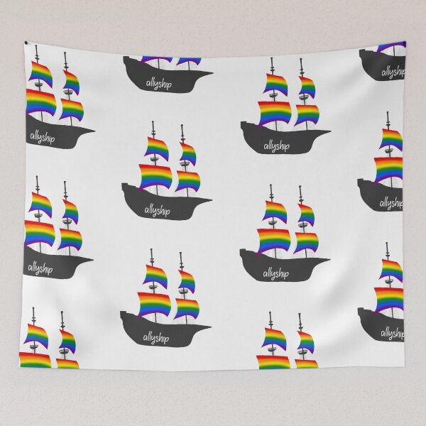 Item preview, The Rainbow Ally Ship  designed and sold by Becky-Marie.