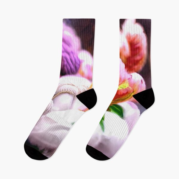 Item preview, Surreal yarn florals  designed and sold by Liminal-Breath.