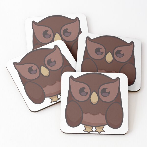 Item preview, Cute Chibi Brown Owl designed and sold by AgentFM.