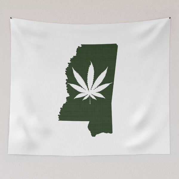 Item preview, Marijuana Leaf Mississippi designed and sold by surgedesigns.