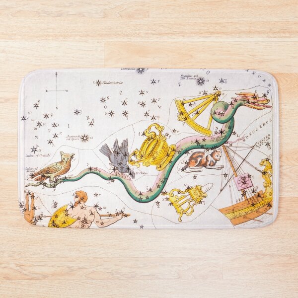 Item preview, Antique Constellation Map of Pyxis, Hydra, Lupus, Centaurus, Antlia, Sextans, Crater, Corvus, Noctua designed and sold by VintageArchive.