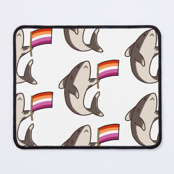 Item preview, Lesbian Pride Shark designed and sold by pointing-north.