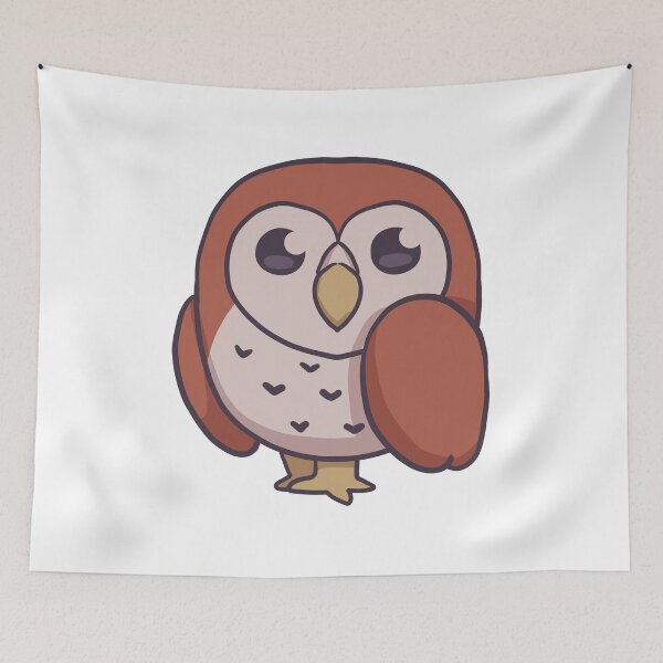Item preview, Cute Chibi Hoot Owl designed and sold by AgentFM.