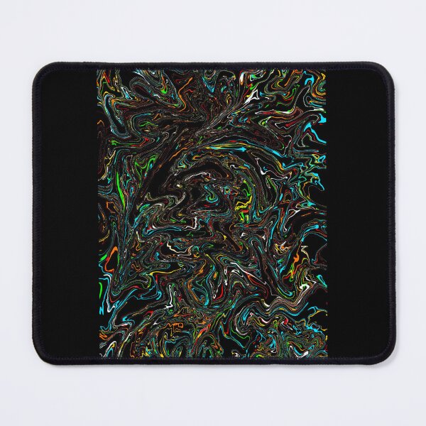 Item preview, Rainbow Black Fluid Painting designed and sold by sstagnitti.