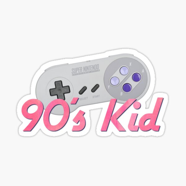 90's Kid SNES Sticker