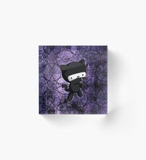Ninja Kitty Acrylic Block