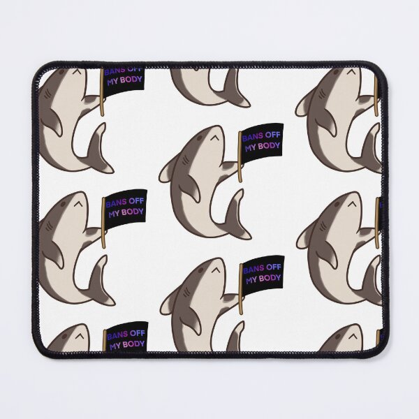 Item preview, BANS OFF MY BODY Shark designed and sold by pointing-north.