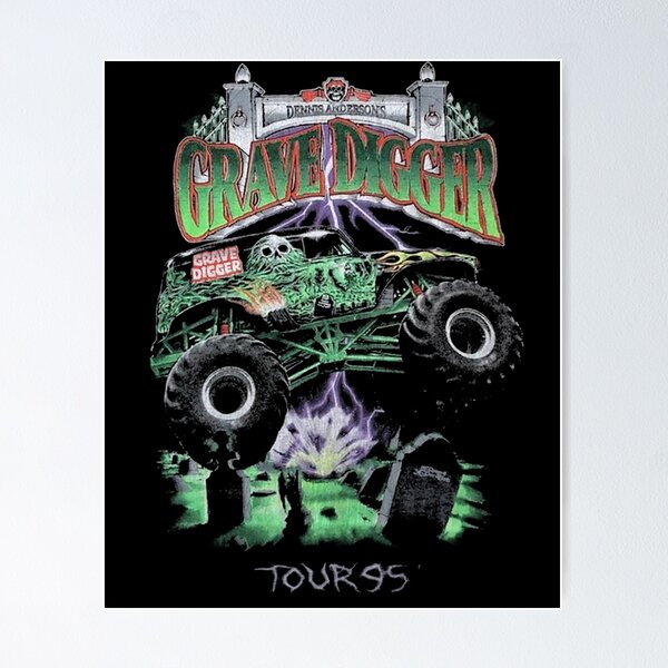 Item preview, Dennis Anderson Grave Digger Retro Tour 95 designed and sold by wright46l.
