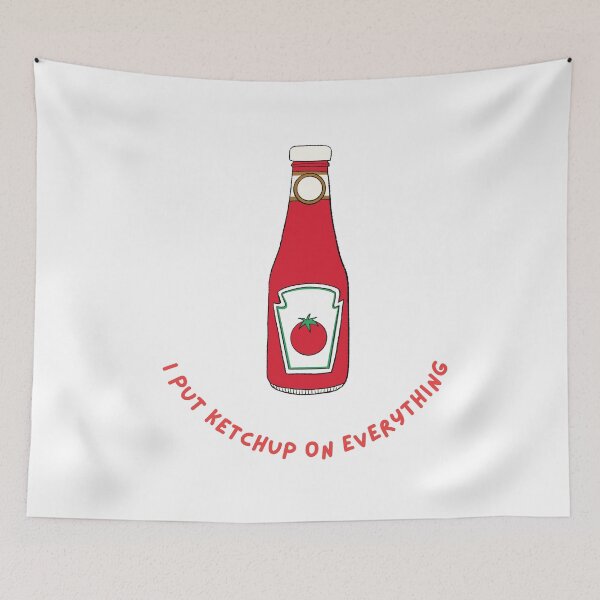 Item preview, I Put Ketchup on Everything Funny Tshirt  designed and sold by explorecity.