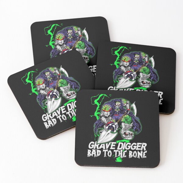 Item preview, Grave Digger Bad to the Bone Monster Jam Monster Truck designed and sold by wright46l.