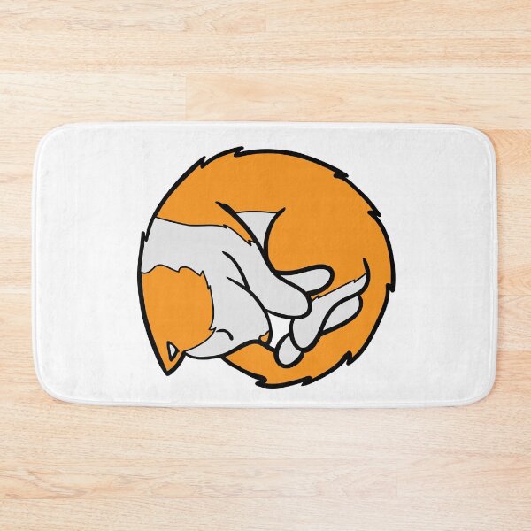 Item preview, Curled Up Kitty Orange Tabby designed and sold by heathercashart.
