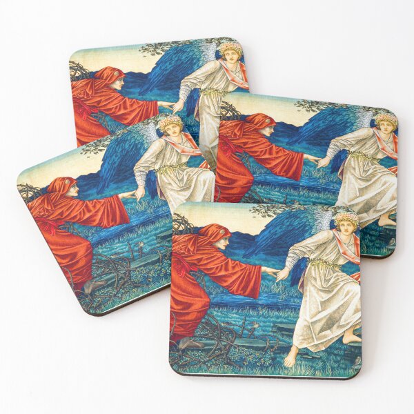 Item preview, Love leading the Pilgrim/ Tapestry (1909) by William Morris ,Love leading the Pilgrim: Tapestry (1909) by John Henry Dearle, Sir Edward Burne–Jones, and William Morris. designed and sold by TeeARTHY.