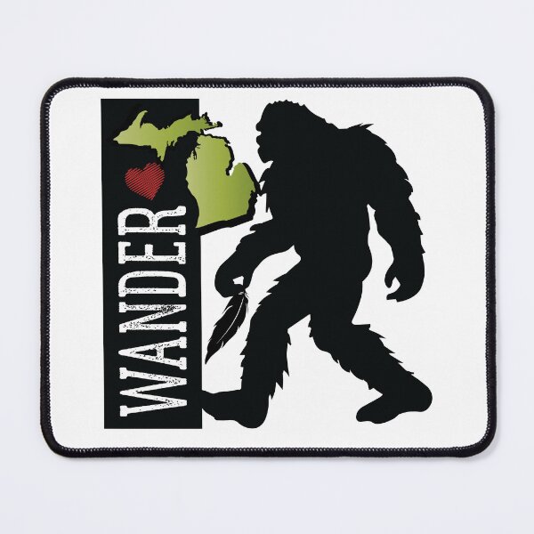 Item preview, Big Foot Wandering In Michigan Collecting Feathers designed and sold by DesignChaser.