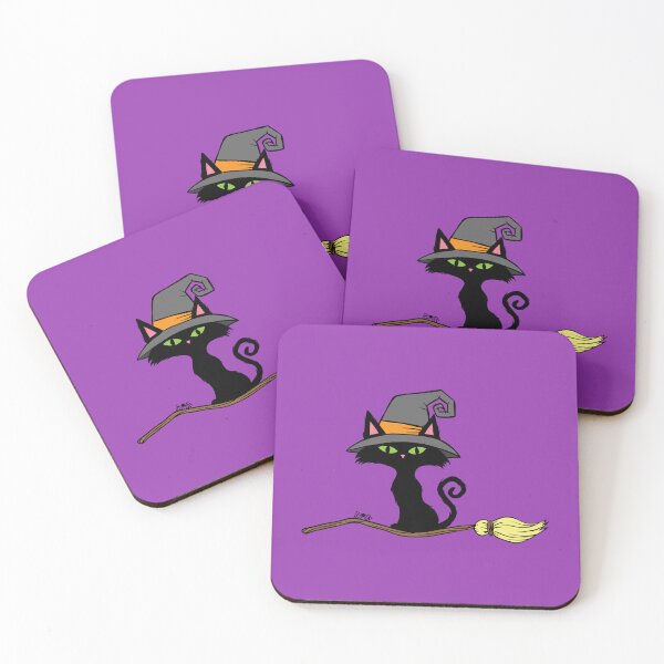 Item preview, Spooky Kitty Witch Cat designed and sold by heathercashart.