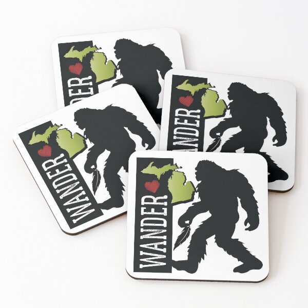 Item preview, Big Foot Wandering In Michigan Collecting Feathers designed and sold by DesignChaser.