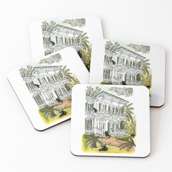 Item preview, Cats At Home In Their Two Story Victorian Style Home In New Orleans  designed and sold by DonSylvester.