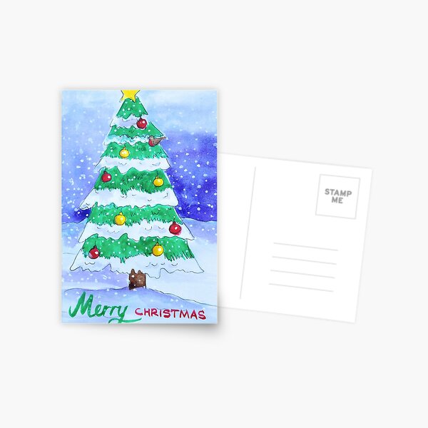 Oh Christmas Tree Postcard