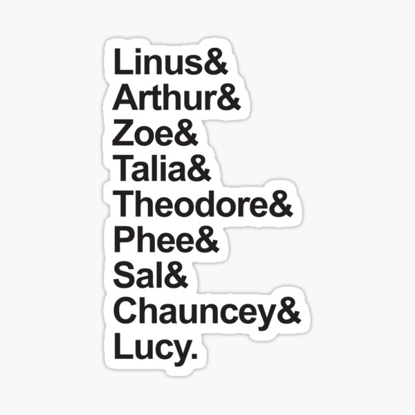 the house in the cerulean sea characters Sticker