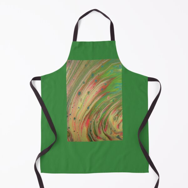 Item preview, Fluid art - yellow, green, magenta, turquoise swirl designed and sold by themuseinspired.
