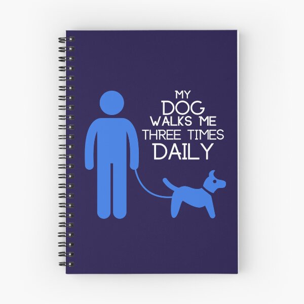 Item preview, My Dog Walks Me Three Times Daily designed and sold by JCMCDesigns.