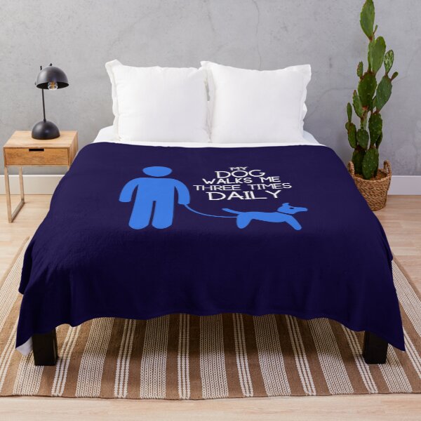 Item preview, My Dog Walks Me Three Times Daily designed and sold by JCMCDesigns.