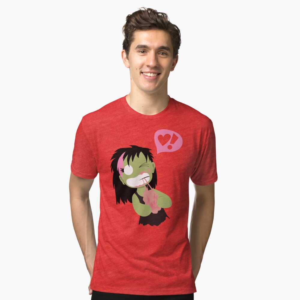 Mini Zombie Tri-blend T-Shirt