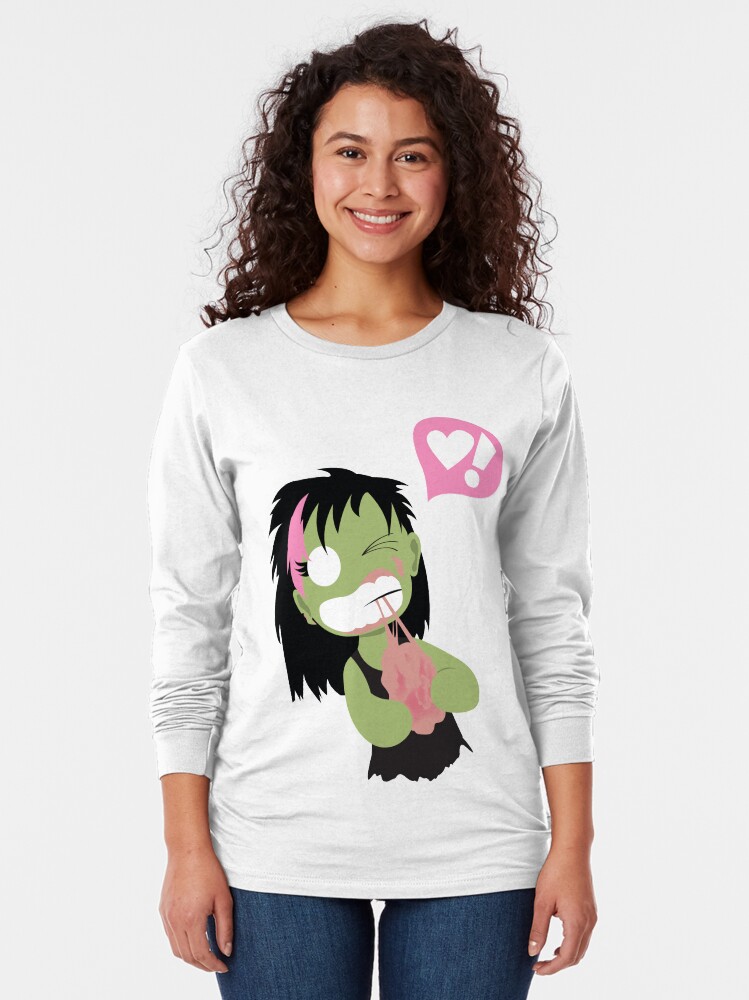 Alternate view of Mini Zombie Long Sleeve T-Shirt