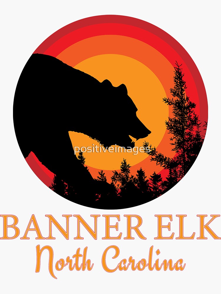 "Banner Elk, North Carolina" Sticker for Sale by positiveimages Redbubble