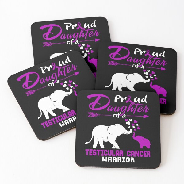 Item preview, Proud Daughter Of A Testicular Cancer Warrior  designed and sold by Hatjar.