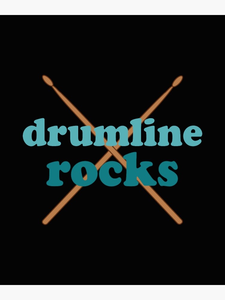 "Drumline Rocks Marching Band Drummer" Poster for Sale by NeuNhuFDes