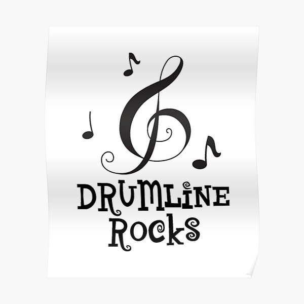 "Drumline Rocks Marching Band Music" Poster for Sale by NeuNhuFDes