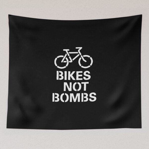 Item preview, Bikes Not Bombs Sticker designed and sold by ximenagene.