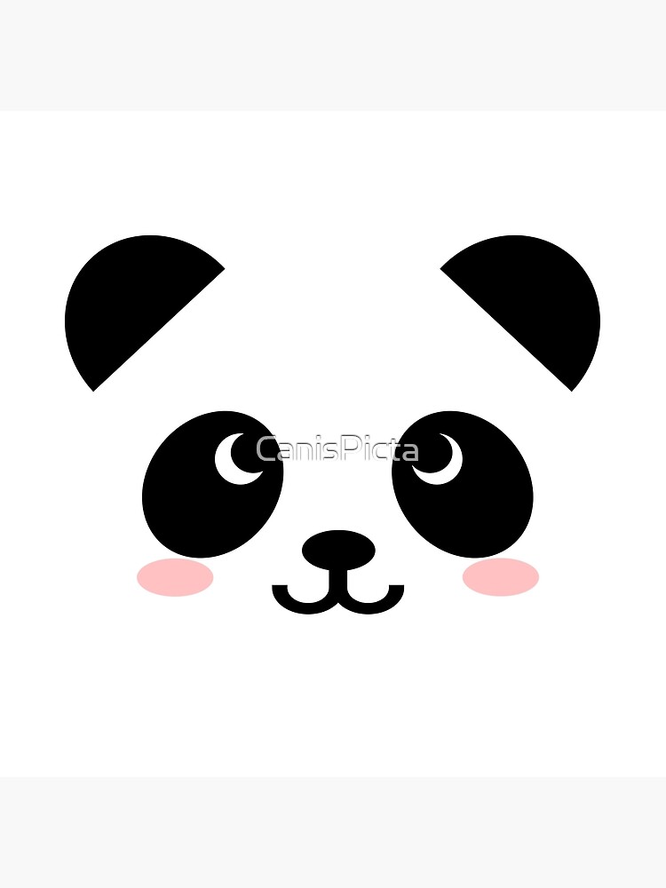 cute panda kawaii chibi | Photographic Print