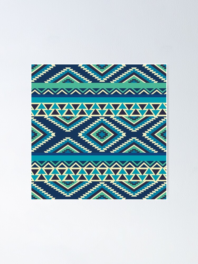 Tribal Indigène Aztèque Kilim Motif Papier Peint Géométrique Rayures