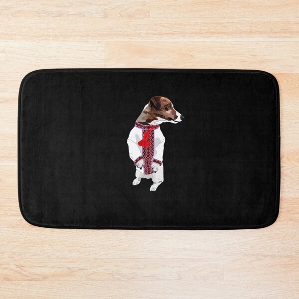 Item preview, Ukrainian Patron DSNS Dog Hero In Embroidered Vyshyvanka designed and sold by Aide.