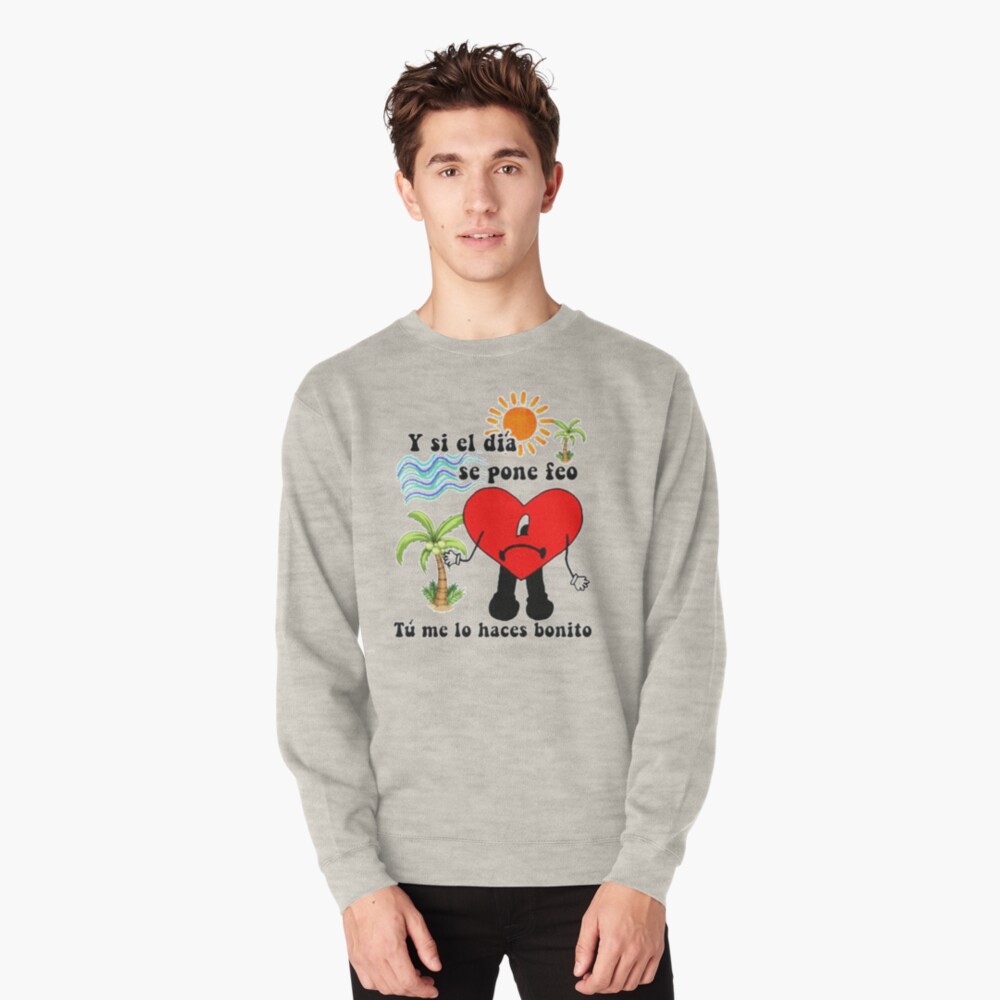 Sad Heart Dodgers Sweatshirt Bad Bunny