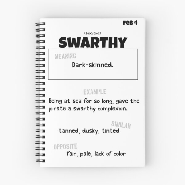 Item preview, February 4 Swarthy designed and sold by Square Root of Squid.