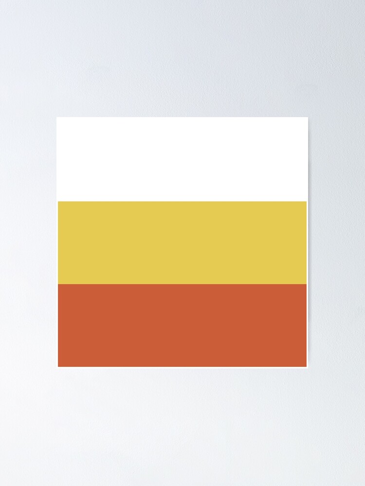 Thumbnail 1 of 3, Poster, Candy Corn Color Blocks designed and sold by CanisPicta.