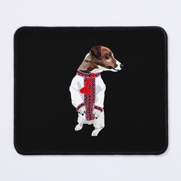 Item preview, Ukrainian Patron DSNS Dog Hero In Embroidered Vyshyvanka designed and sold by Aide.