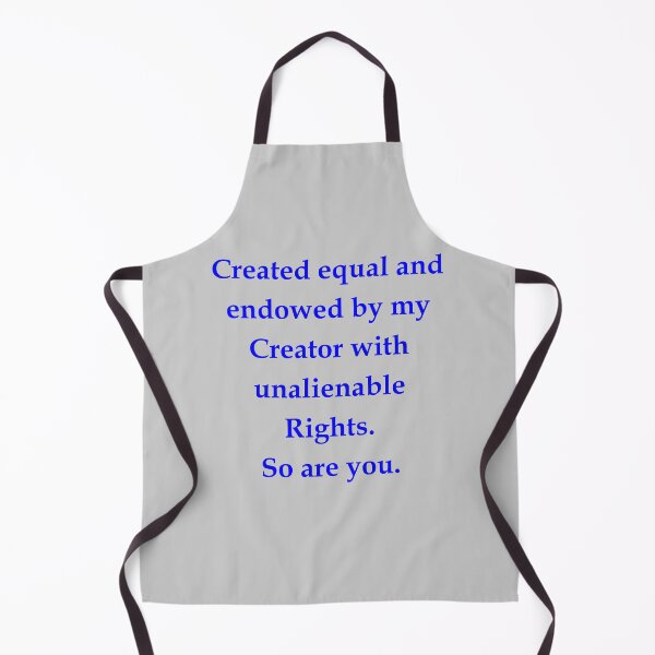 Item preview, Created Equal Inclusive Blue Text on Grey 5748 designed and sold by Art in My Loft.