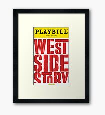 West Side Story Playbill Framed Print