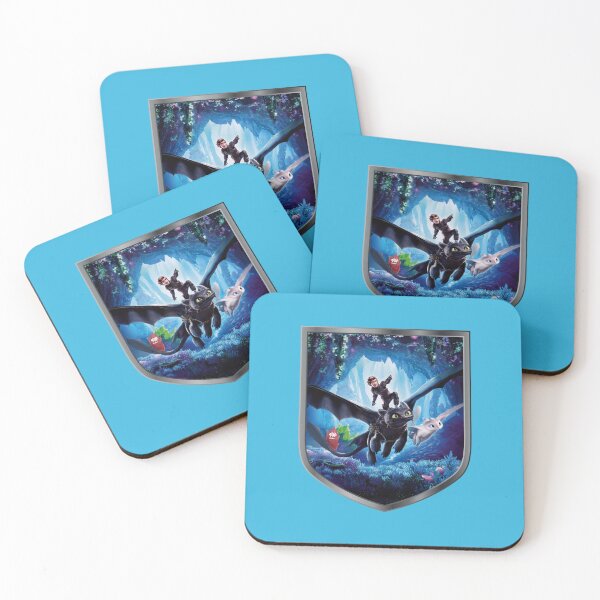 Item preview, Dragons in Flight! (on Aqua) designed and sold by epinkb.