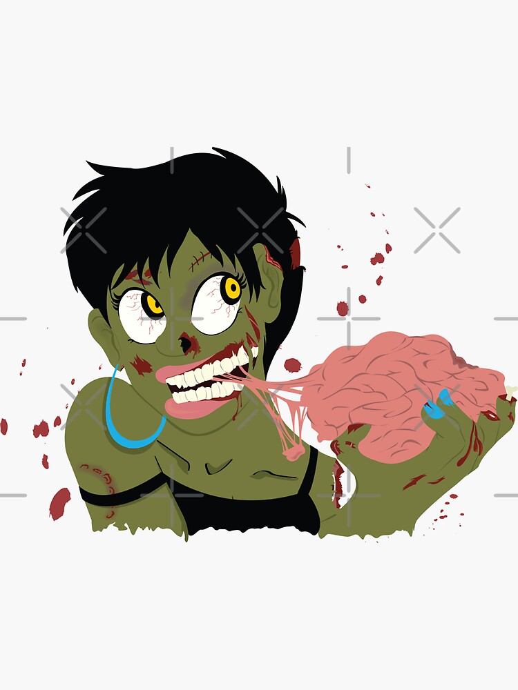 Thumbnail 3 of 3, Sticker, Brainy designed and sold by jhennetylerb.