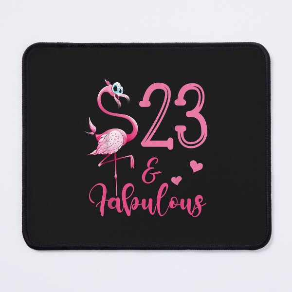 Item preview, 23rd Birthday Flamingo Fabulous 23 Year Old designed and sold by luciaaljudith.