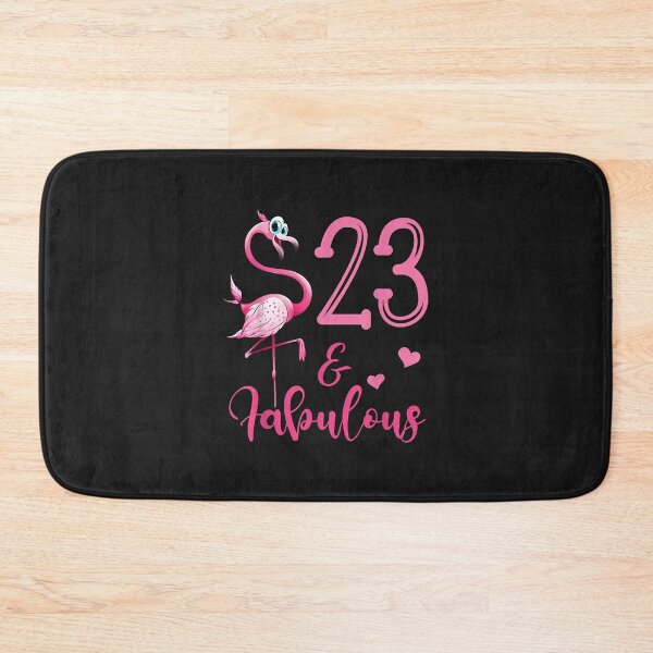 Item preview, 23rd Birthday Flamingo Fabulous 23 Year Old designed and sold by luciaaljudith.