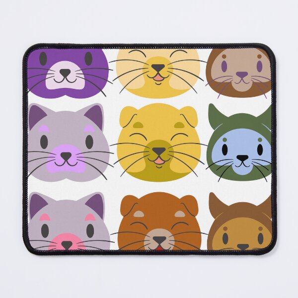 Item preview, Colorful Cats With Funny Faces designed and sold by TheCatmeow2000.
