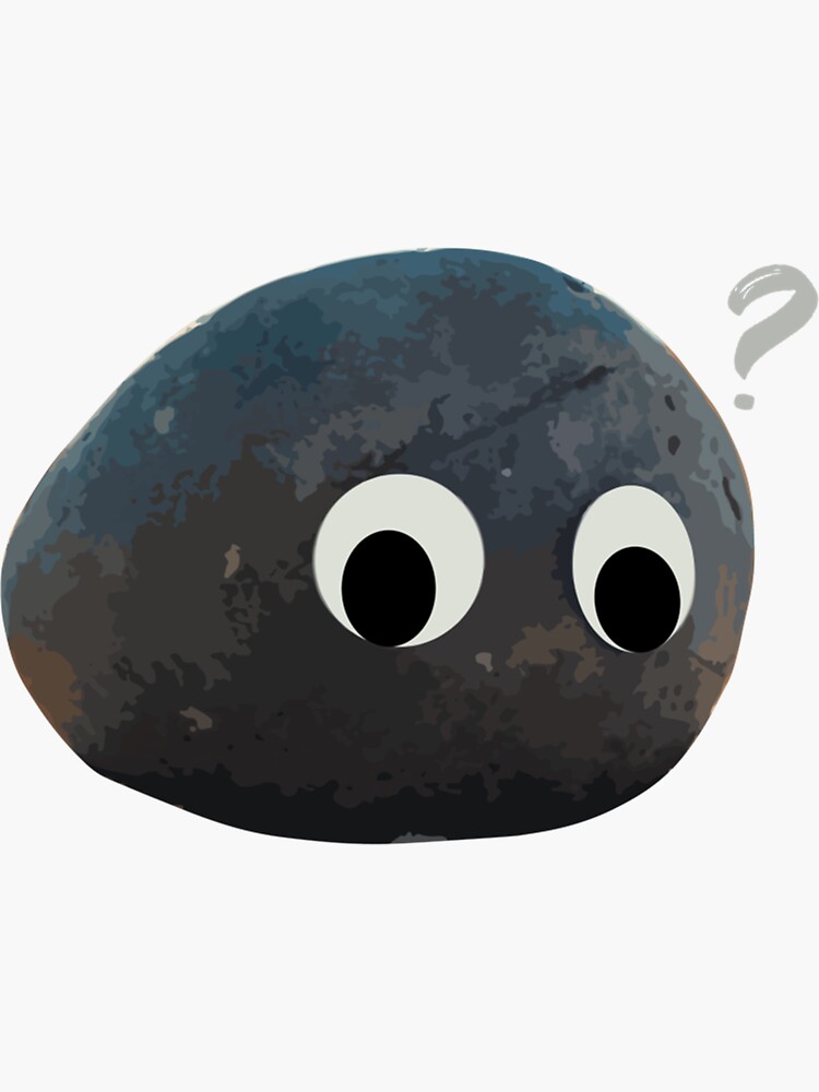 "Everything Everywhere All At Once Rock Googly Eyes gift " Sticker for