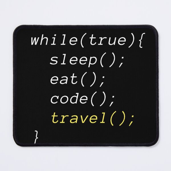 Item preview, Programmer and A Travel Lover designed and sold by Mechashadow.