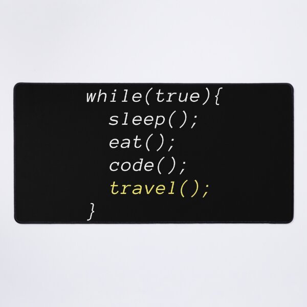 Item preview, Programmer and A Travel Lover designed and sold by Mechashadow.